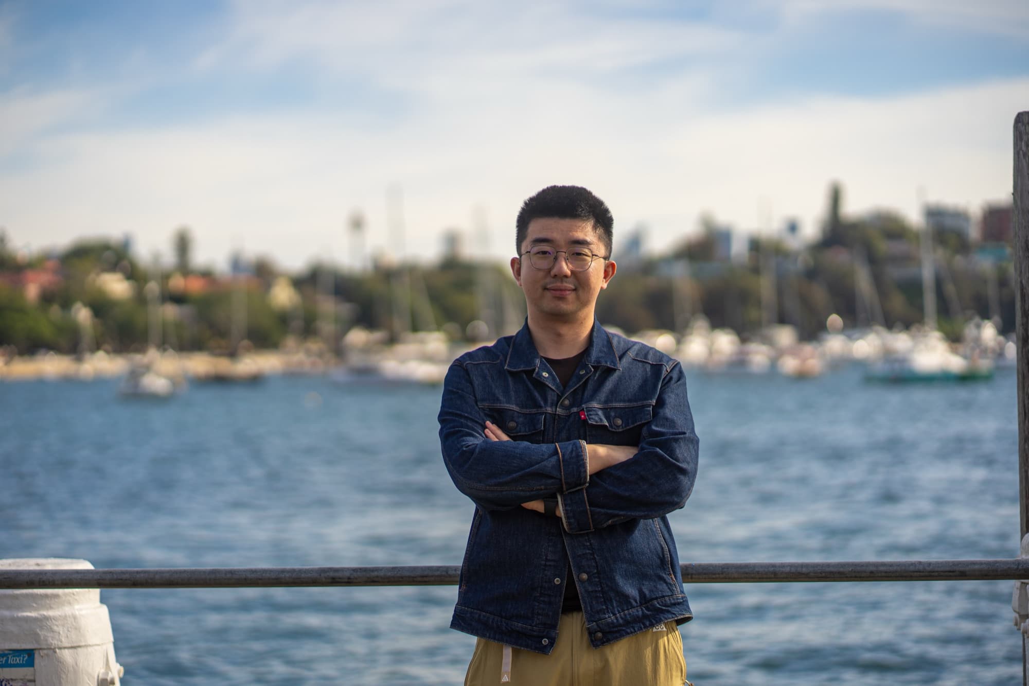 Feng Yan on the harbour, Sydney